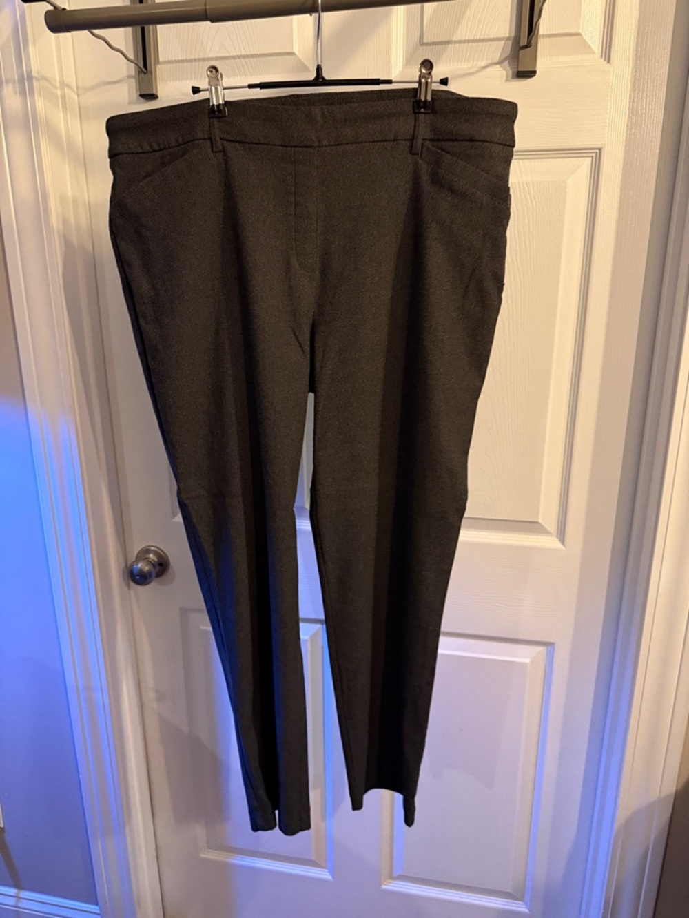 Hilary Radley Men's Black Dress Pants – Slim Tailored Style